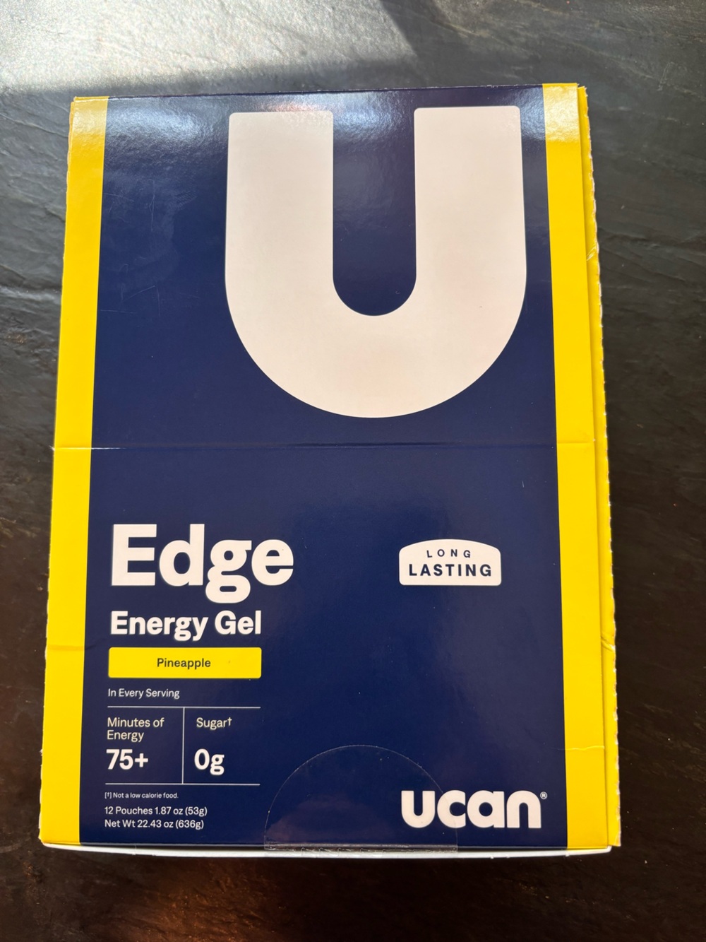 Edge Energy Gel Pineapple - Blue and Yellow Packaging